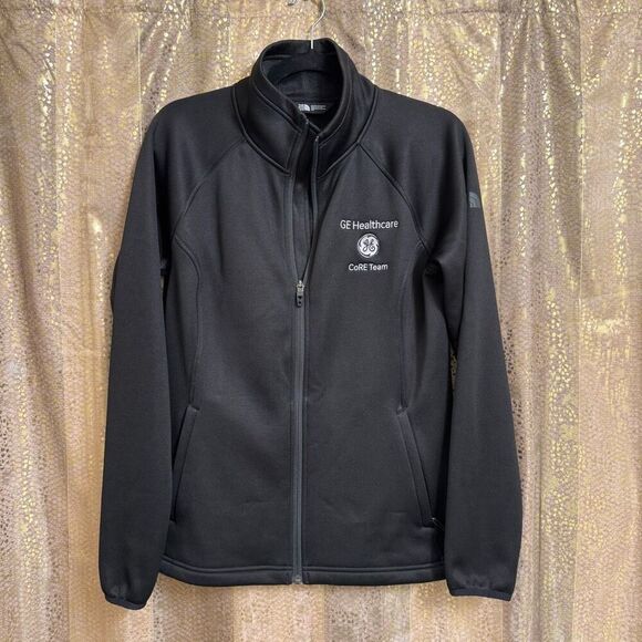 The North Face Womens Medium Black Canyon Flats Stretch Zip Fleece Jacket - Picture 1 of 8